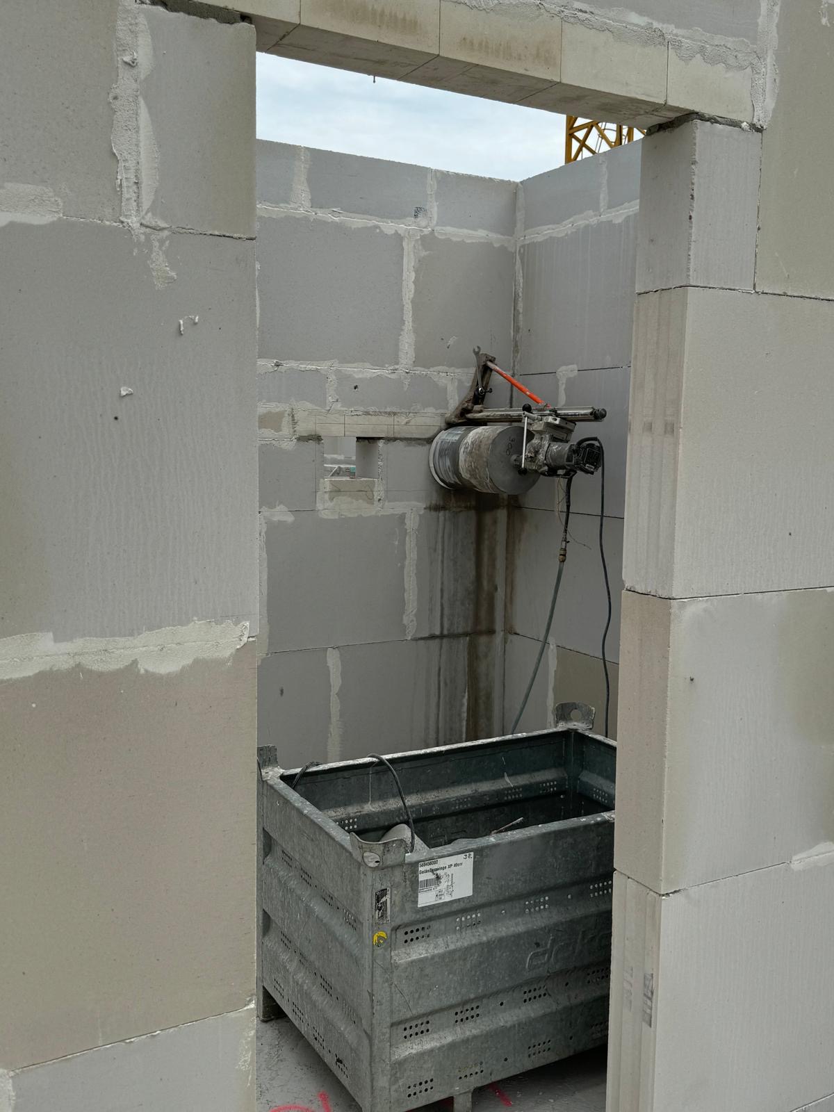 Projektbild vertikale Betonarbeit